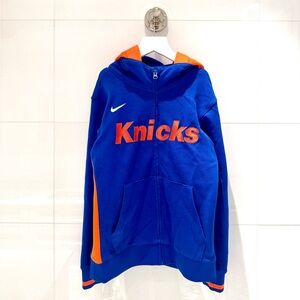 New York Knicks Full-Zip Hoodie in Blue